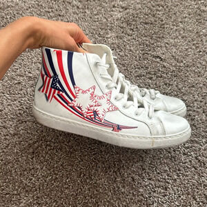2 star made in Italy geniune leather sneakers